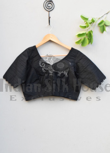 RAW SILK BLOUSE