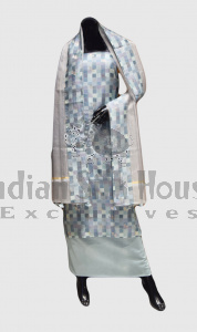 CHANDERI KURTA SET