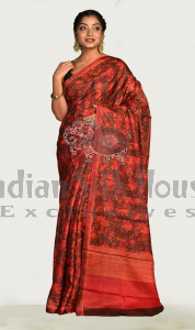 PRINTED SILK SAREE
