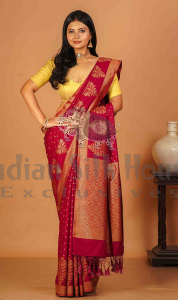 FANCY LINEN SAREE
