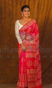 PRINTED BISHNUPUR SAREE