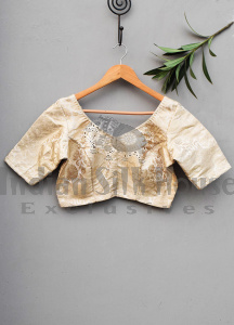 GOLDEN BROCADE BLOUSE