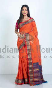 COTTON GADHWAL SAREE