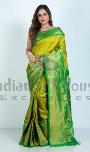 BROCADE GADHWAL SAREE