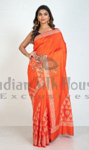 PRINTED SILK SAREE