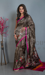 PRINTED SILK SAREE