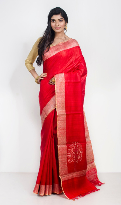 DUPION SILK SAREE