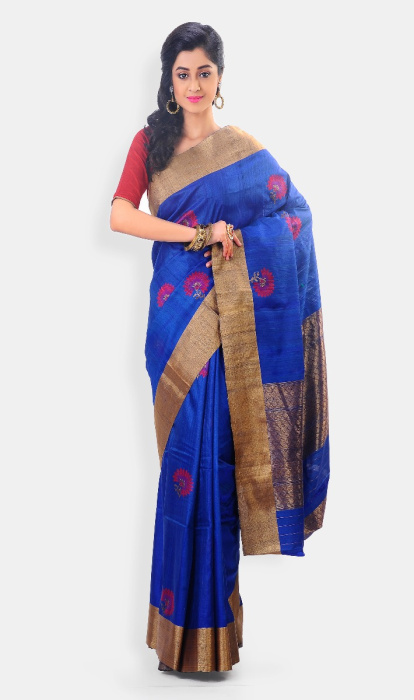 WOVEN BENARASI TUSSAR SAREE