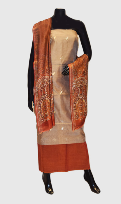 3 PIECE CHANDERI SET