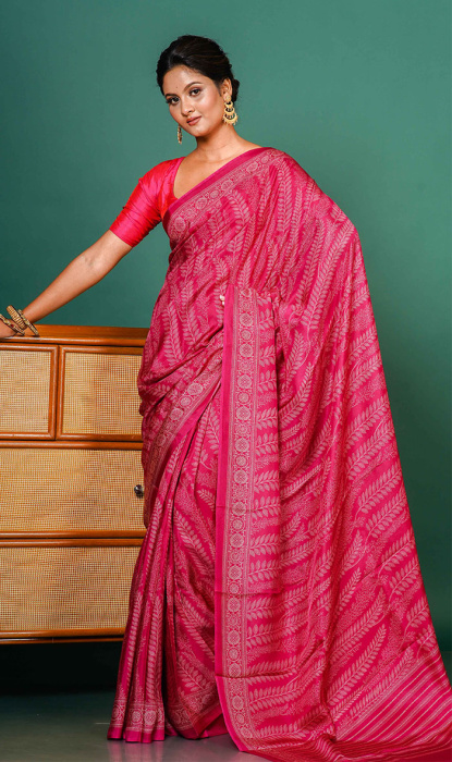 PRINTED SILK SAREE